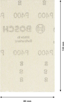 <!-- language missing --> Bosch EXPERT M480 砂光網片 80x133 毫米 G400。